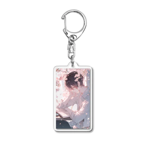 4月の窓辺 Acrylic Key Chain