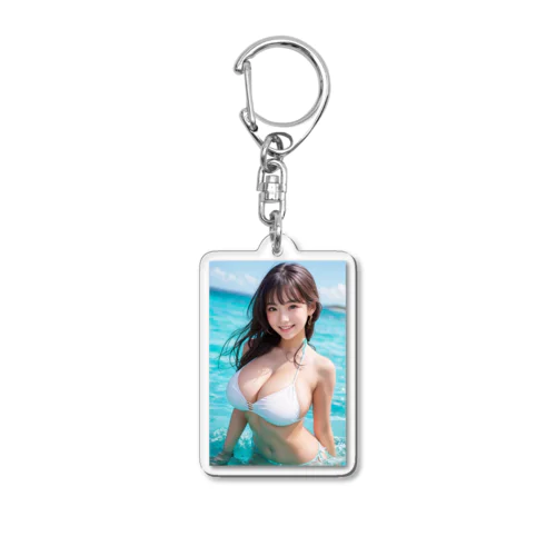 AI美女グラビア４ Acrylic Key Chain