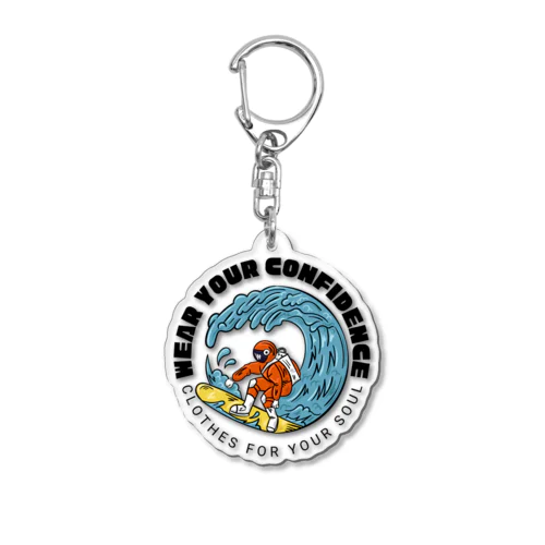 Wear Your Confidence: Clothes for Your Soul Acrylic Key Chain