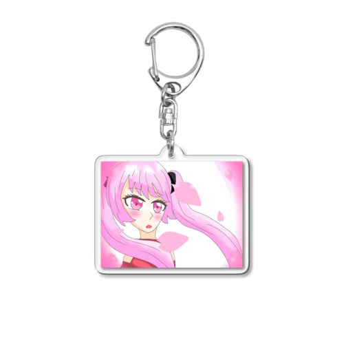 夢見る少女(桜) Acrylic Key Chain