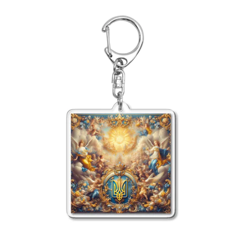 Renaissance ウクライナ　天使　天国🔱🇺🇦 Acrylic Key Chain