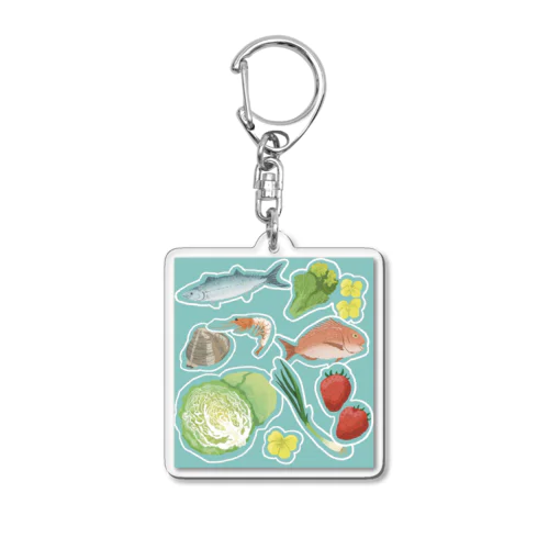 春の旬 Acrylic Key Chain