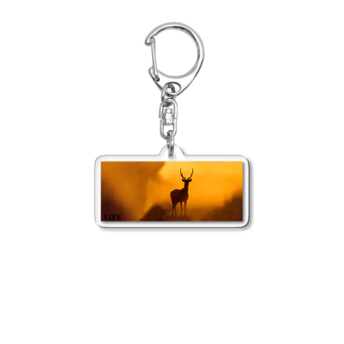 LIFE with シカ Acrylic Key Chain