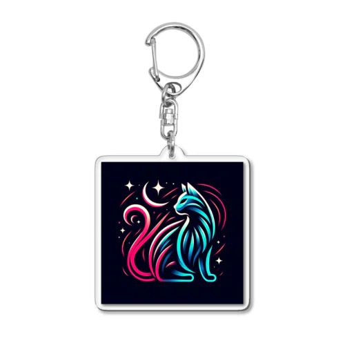 魅惑のファンタジーキャット Acrylic Key Chain