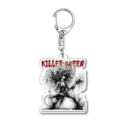 guitar女子(KILLER　 QUEEN) Acrylic Key Chain