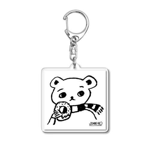 Meatie with Donut Acrylic Key Chain