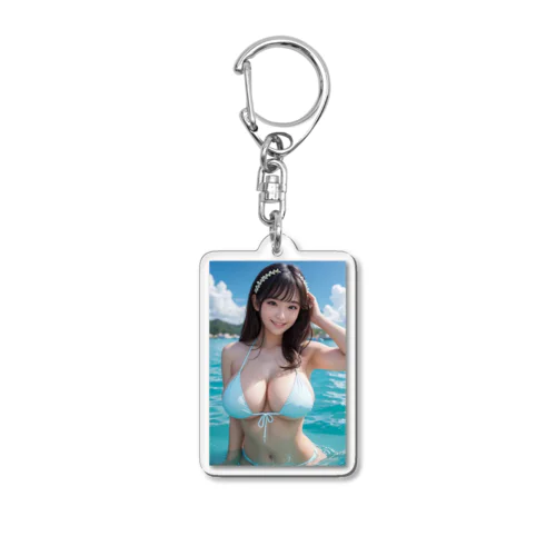 AI美女グラビア8 Acrylic Key Chain