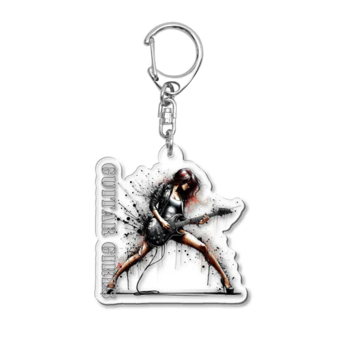 GUITAR GIRLS 3 Acrylic Key Chain