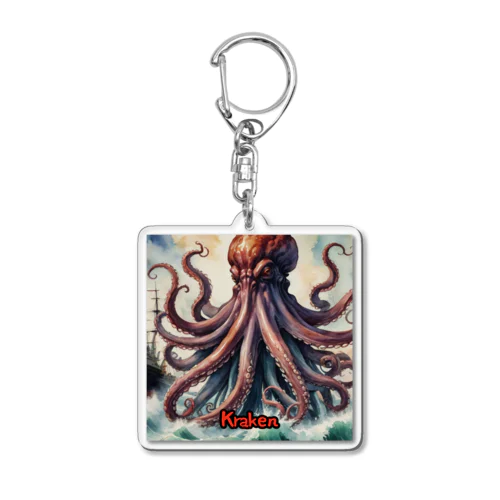 モンスターシリーズ（リアル）：Kraken Acrylic Key Chain