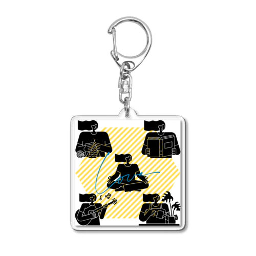 self love! Acrylic Key Chain