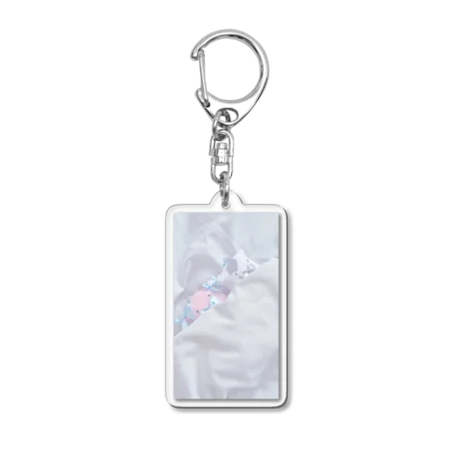 ふわめんちゃんの恋心 Acrylic Key Chain