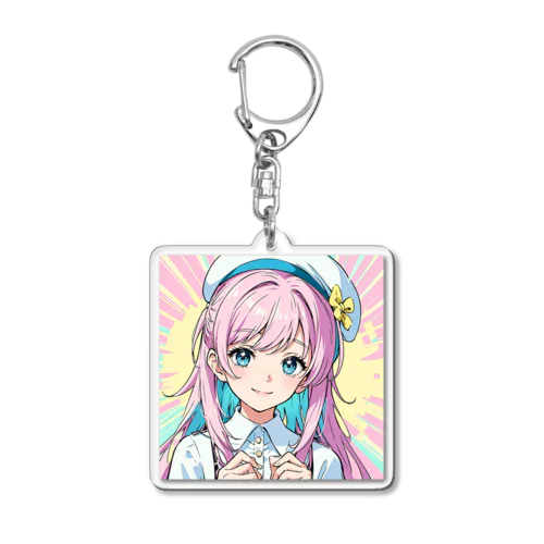 魔法ベレー少女 Acrylic Key Chain