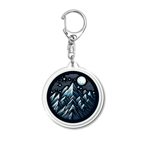 mountain Acrylic Key Chain