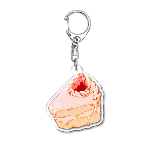 おいしいショートケーキ Acrylic Key Chain