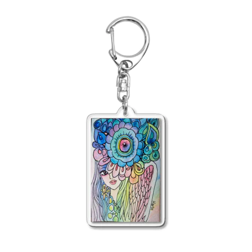 龍眼虹天使 Acrylic Key Chain