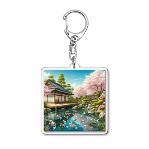 屋敷 Acrylic Key Chain