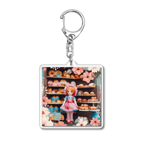 かわいい💕女の子のパン屋さん🥐🍞✨ Acrylic Key Chain