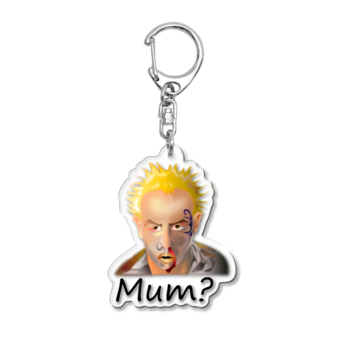 Mum?(black) Acrylic Key Chain