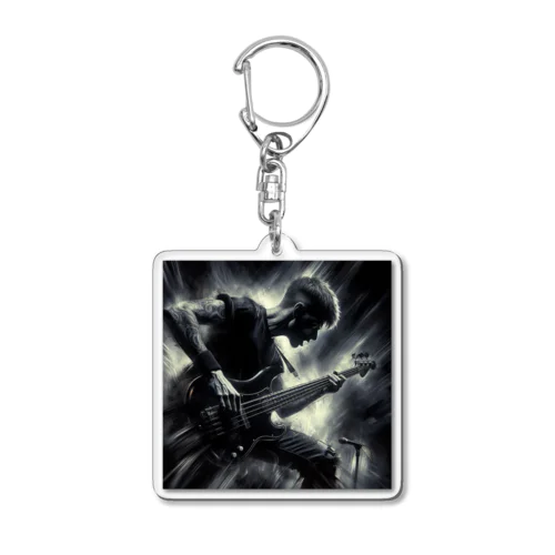 bassist Acrylic Key Chain