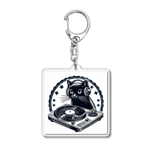 クロネコDJ Acrylic Key Chain