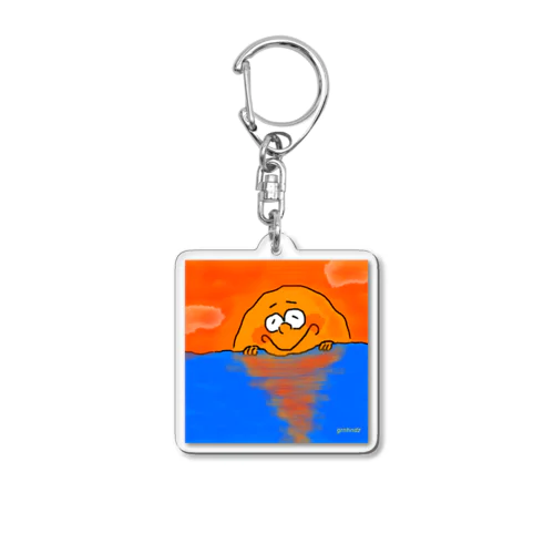 海の守神ポポタロウ Acrylic Key Chain