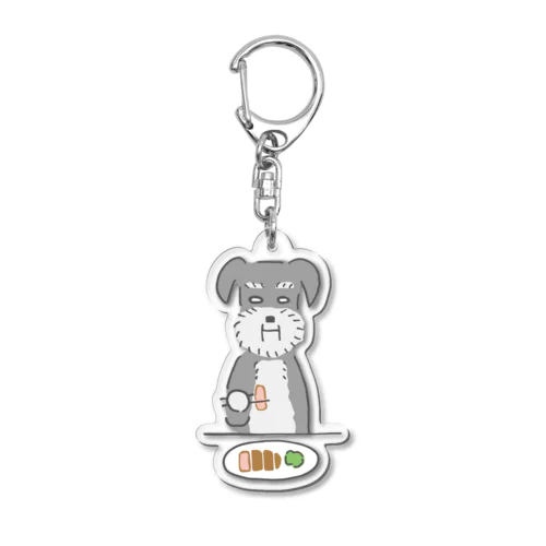 胃もたれ犬 Acrylic Key Chain