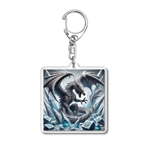 氷とドラゴン Acrylic Key Chain