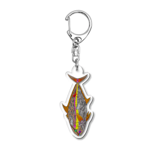 魚「かんぱち」 Acrylic Key Chain