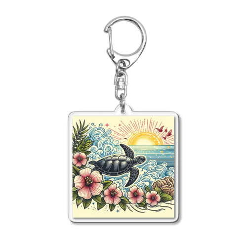 ウミガメ Acrylic Key Chain