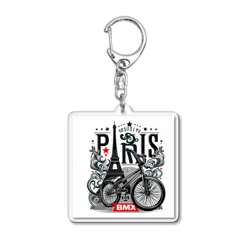 パリ×BMX　オリンピック Acrylic Key Chain