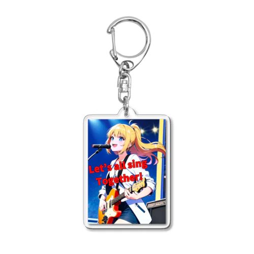 みんな一緒に歌おう！ Acrylic Key Chain