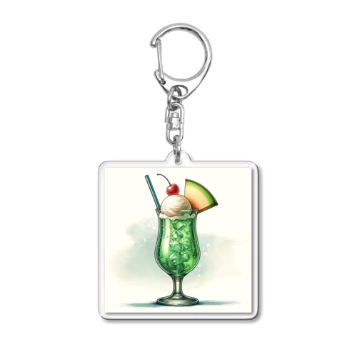 メロンソーダ Acrylic Key Chain