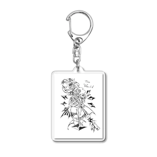 FairyCircus☆PENTACLES☆theWorld Acrylic Key Chain