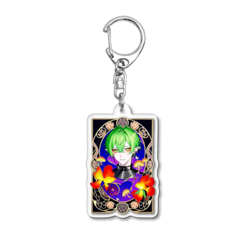 ミステリアスな悪魔 Acrylic Key Chain