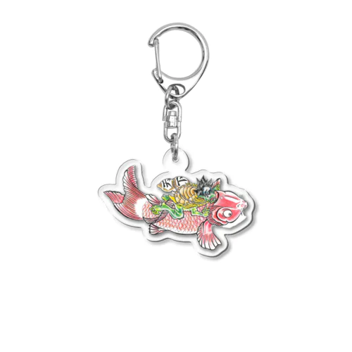 Dragon Koi キーホルダー Acrylic Key Chain