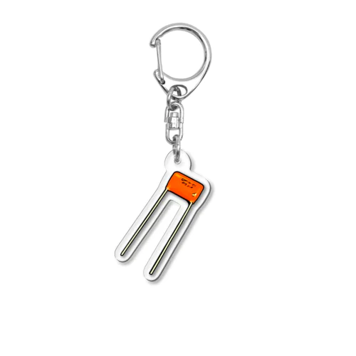 ORANGE GUM Acrylic Key Chain