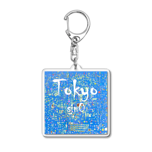 Tokyo Acrylic Key Chain