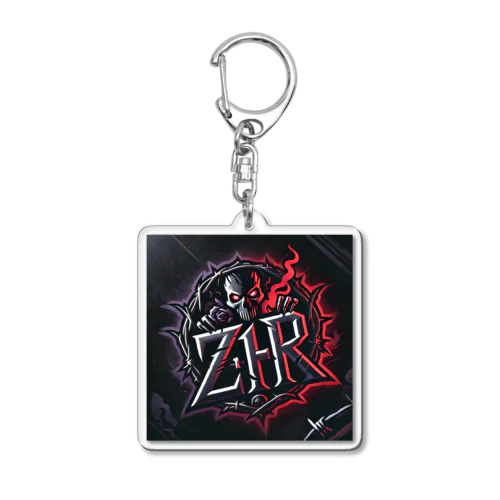 「Z1-R」ゴシックダークロゴ アクリルキーホルダー