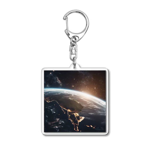地球 Acrylic Key Chain