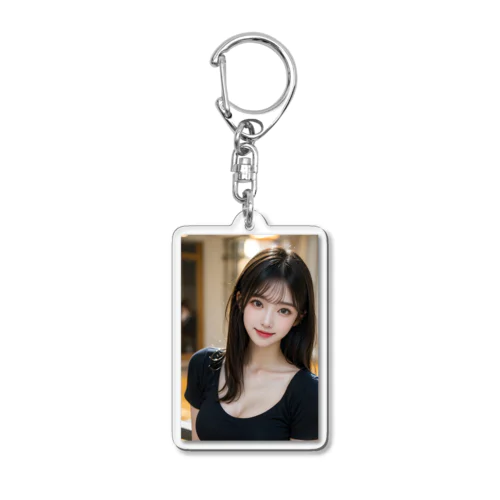 AI美女13 Acrylic Key Chain