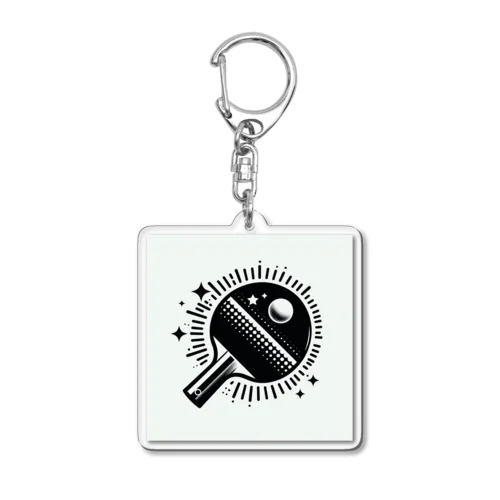 卓球ラケット Acrylic Key Chain