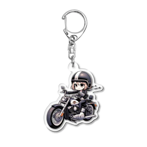 バイク女子 05 Acrylic Key Chain