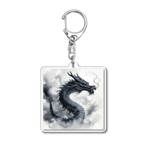 水墨画風DRAGON Acrylic Key Chain