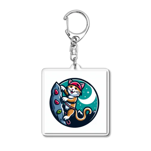 クライマーcat Acrylic Key Chain