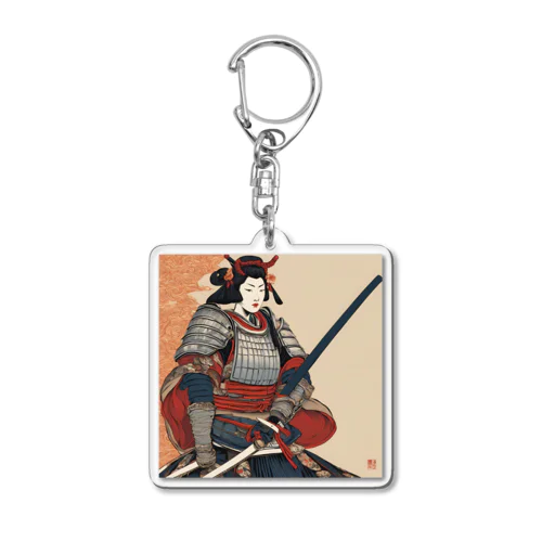 samurai Acrylic Key Chain