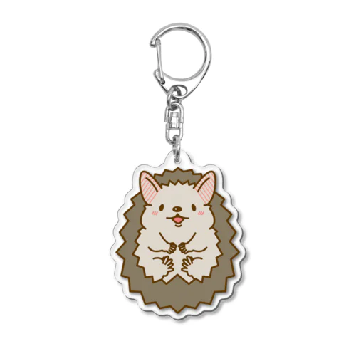 まんまるヒメハリさん(黒) Acrylic Key Chain