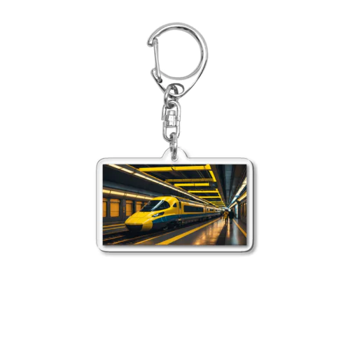 未来のドクターイエロー Acrylic Key Chain