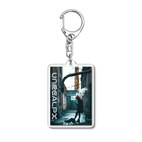 UNREALPX CYBOY Acrylic Key Chain