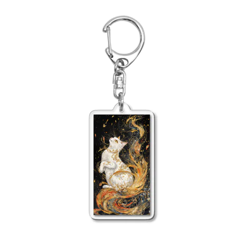 Magical Cat 009 Acrylic Key Chain