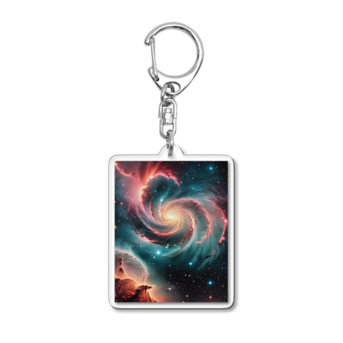 幻想的な宇宙 Acrylic Key Chain